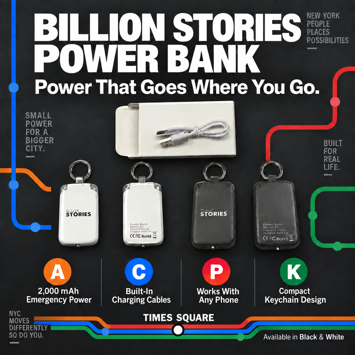 Billion Stories Power Bank
