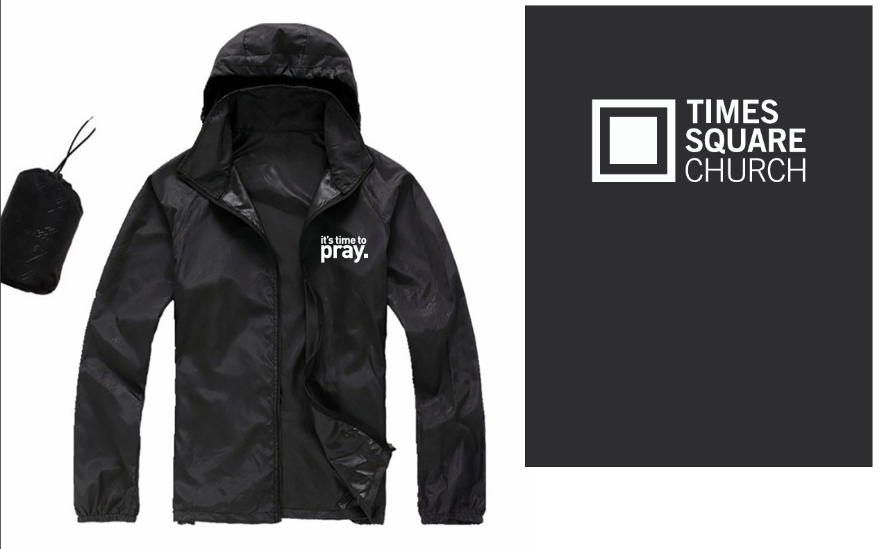 Times Square Church Windbreaker Jacket