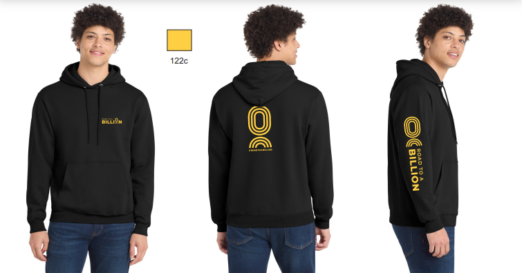 Road To A Billion Hoodie Winter Edition
