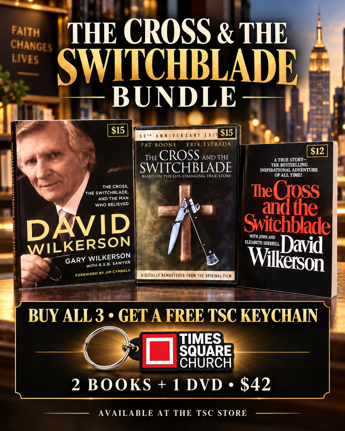 THE CROSS & THE SWITCHBLADE BUNDLE