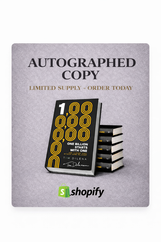 One Billion Starts with One: How to Share Jesus Without Being Religious (Autographed Copy)