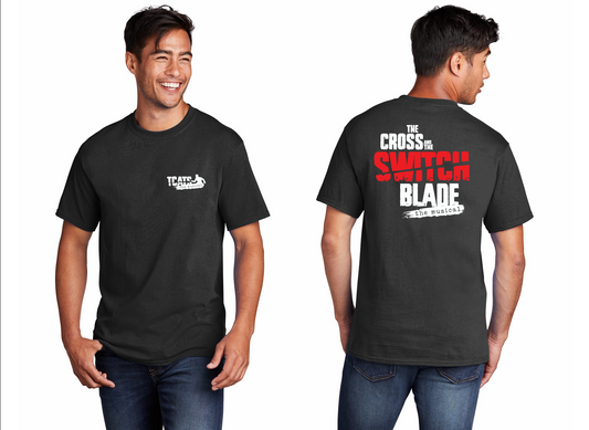 The Cross and the Switchblade Musical (TCAT) Black T-Shirt
